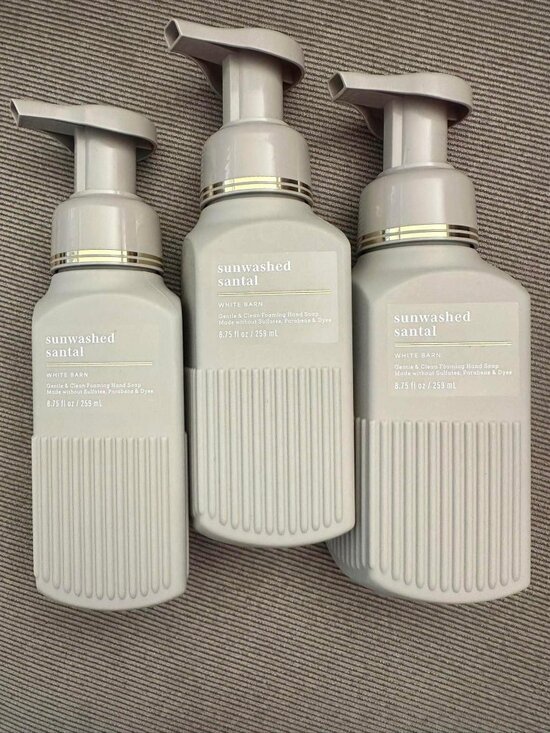 Bath & Body Works Other - Bath & Body Works Sunwashed Santal Foaming Hand Soap Lot of 3 *NEW*
